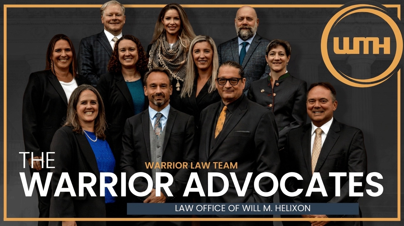 The Warrior Advocates, the lawyers of the Law Office of Will M. Helixon